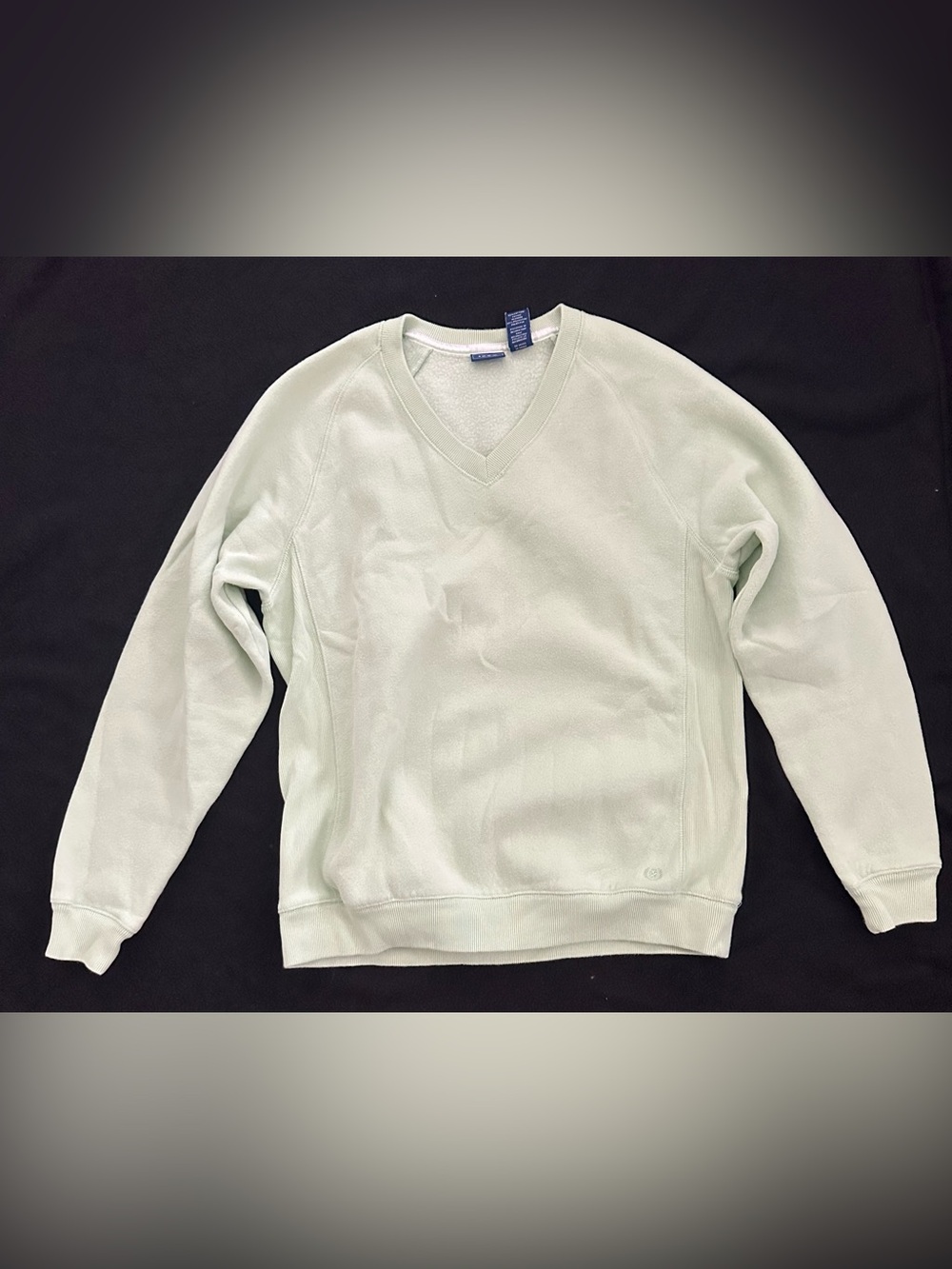Izod Men's V-Neck Sweater in Light Mint